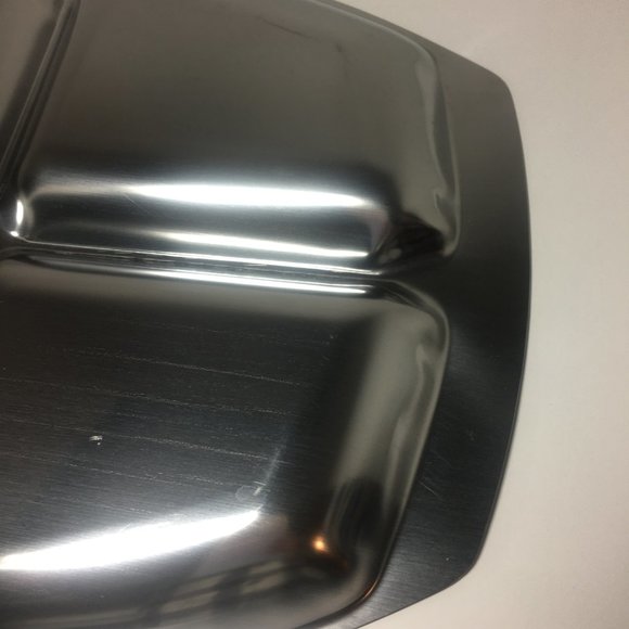 Vintage Danish Stainless Three Compartment Tray - Picture 15 of 15